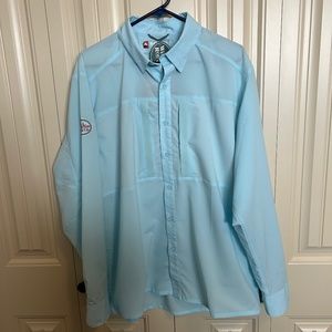 Simms, Winston Ultralight LS Shirt, Ocean Breeze, Large